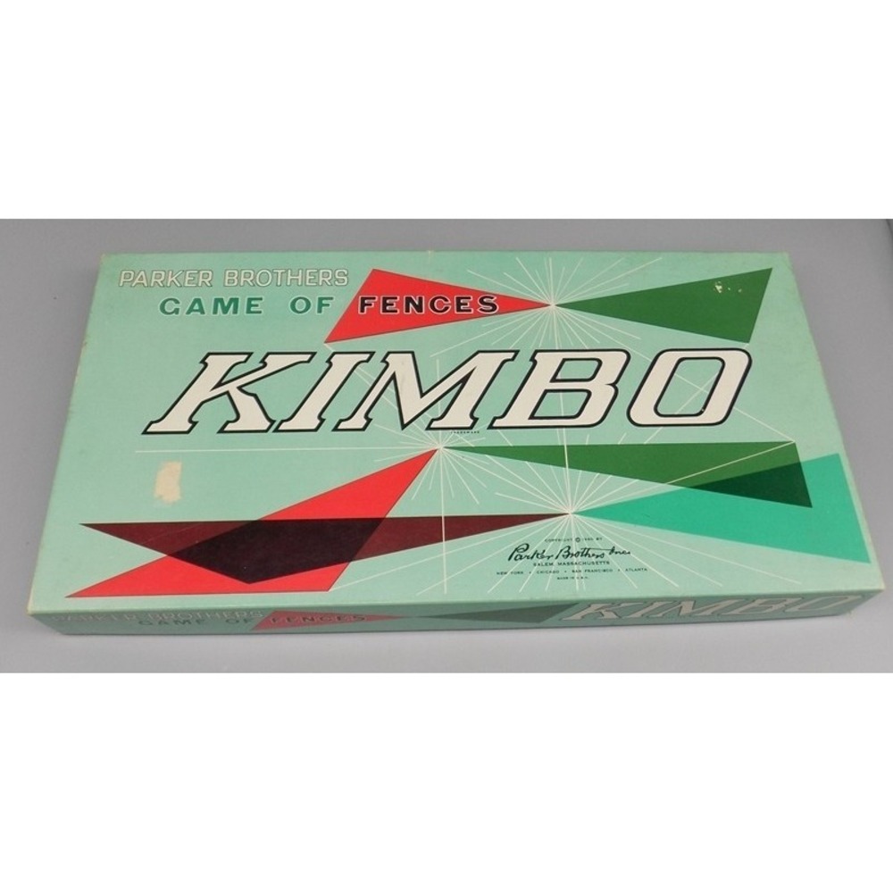 1960 Kimbo Complete Game of Fences Board Game Parker Brothers Rare Vintage